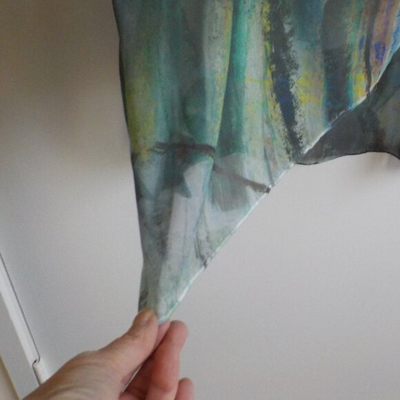 Jess & Jane - Swim Coverup - Size Large - Sheer Flowy Print (289) - Picture 6 of 7